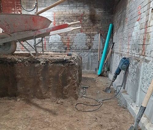 SB Excavation - Basement underpinning and lowering